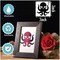 Small Stencils for Painting on Wood Reusable, 3 Inch Reusable Stencil for Craft Ornament Paint Template Stencils for Wall Card Rock Wood Signs Coasters Canvas Home Decor (Skull)